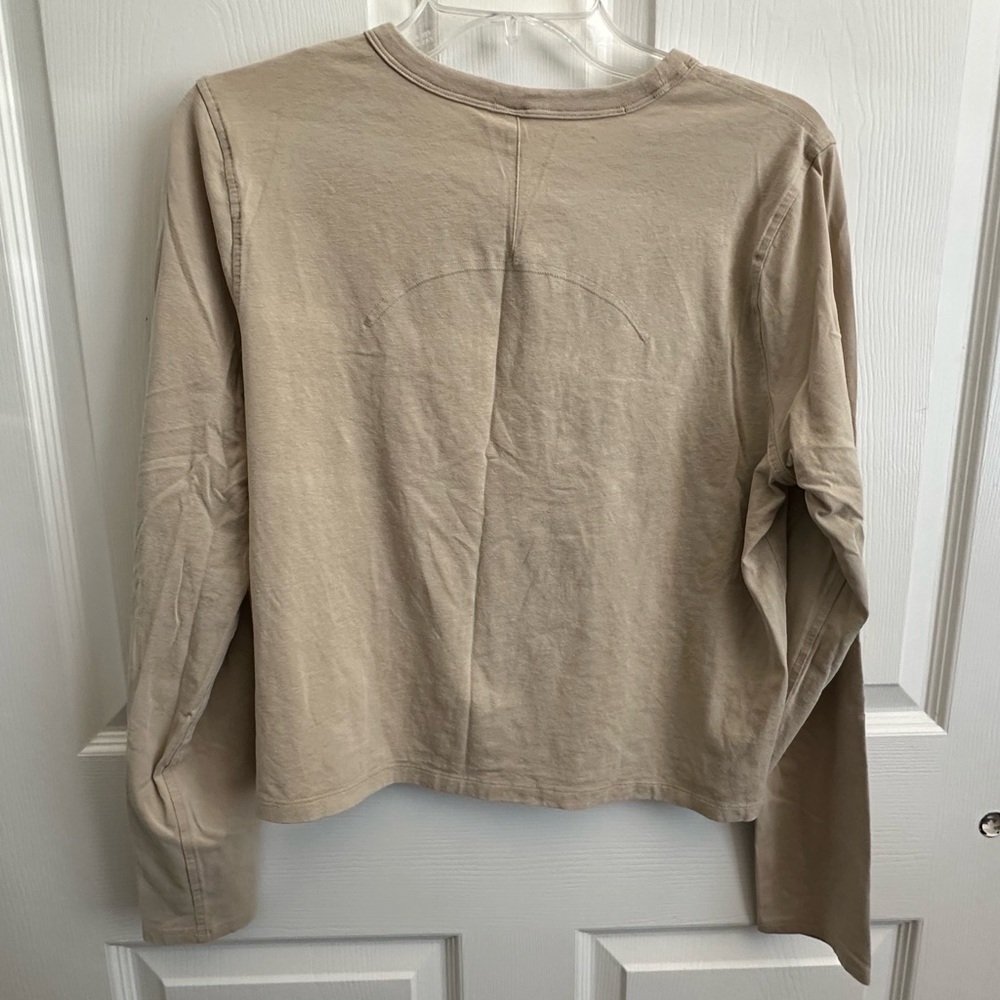 lululemon athletica Beige Long Sleeve Top - Picture 2 of 3